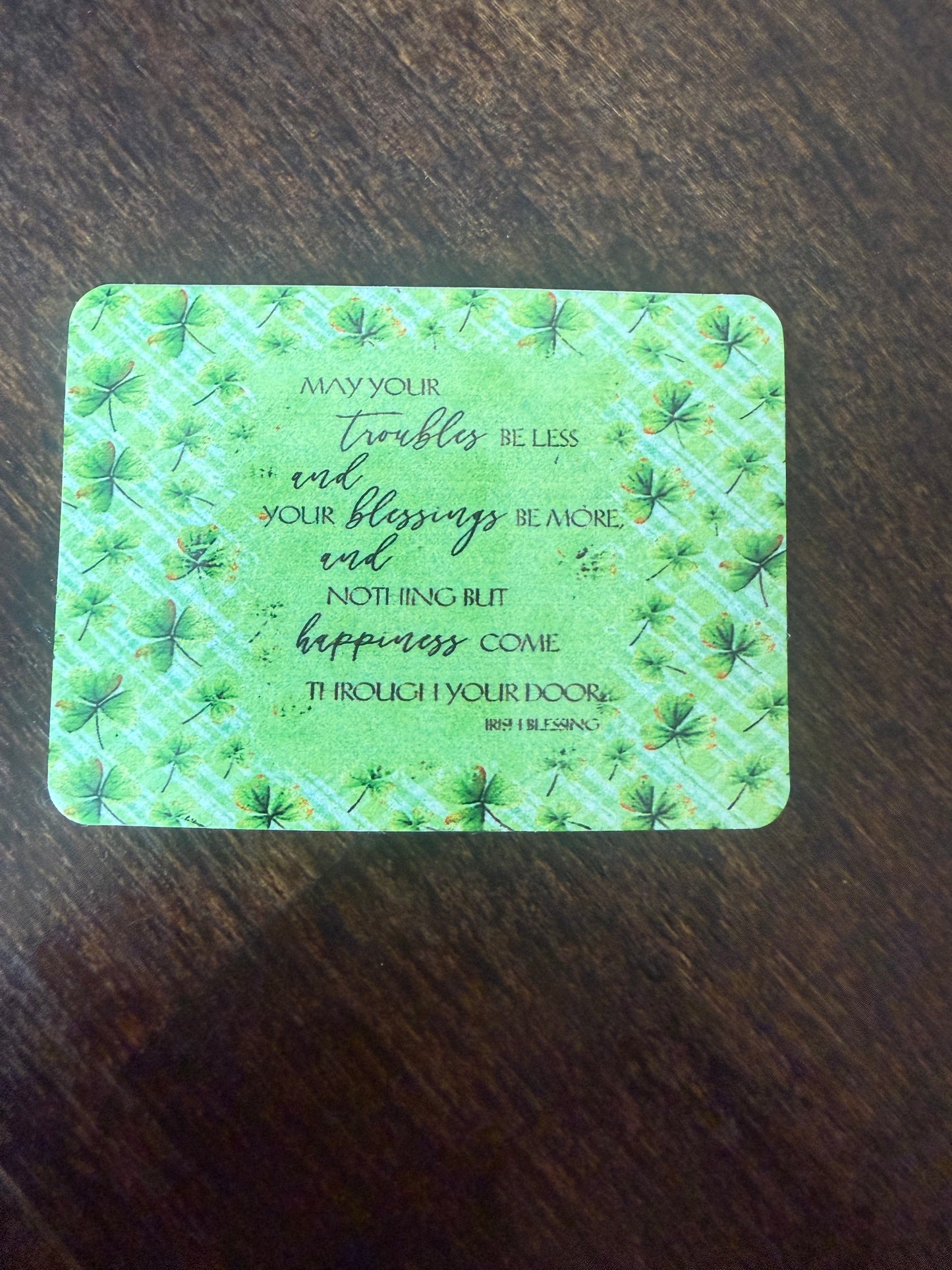 Irish blessing magnet