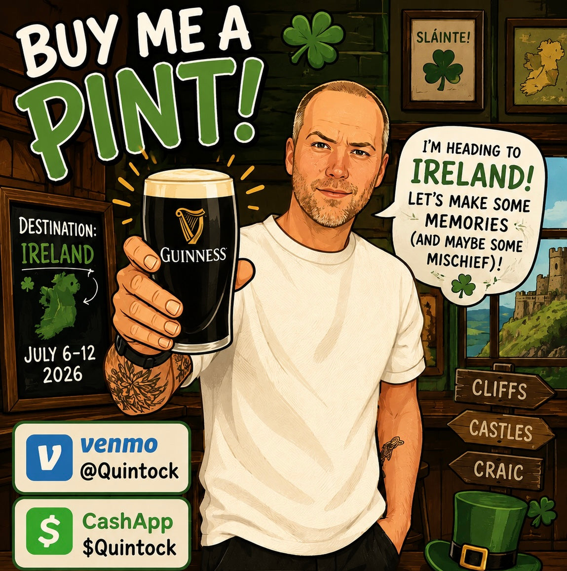Buy Michael a Pint!