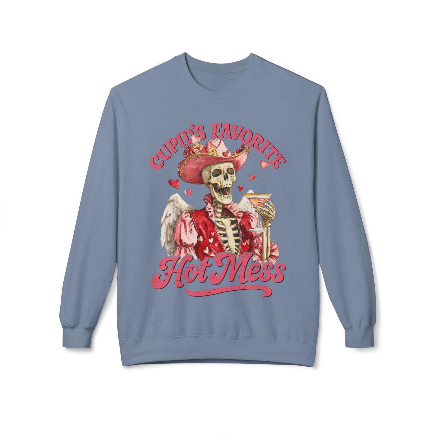 Cupid’s Favorite Hot Mess Unisex Sweatshirt