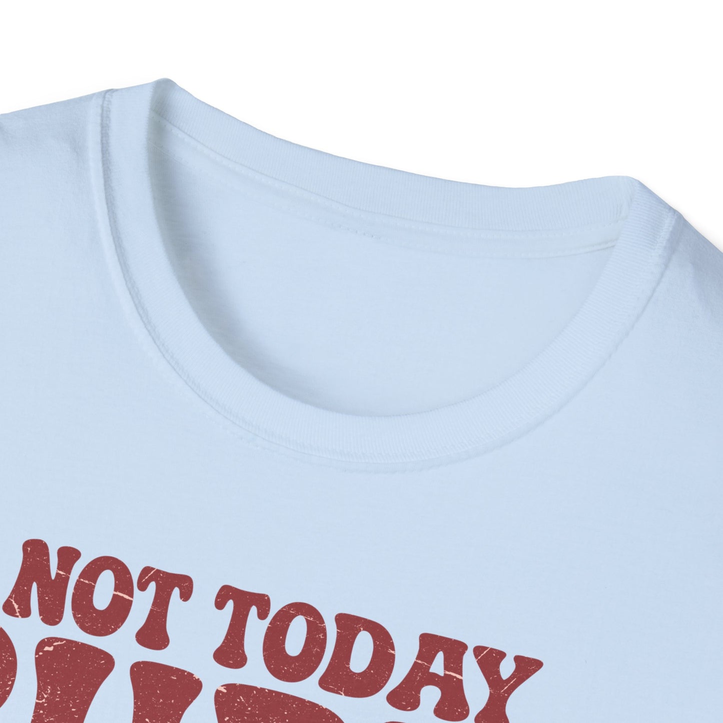 Not Today Cupid Unisex T-Shirt — Funny Vintage Cherub Valentine Tee