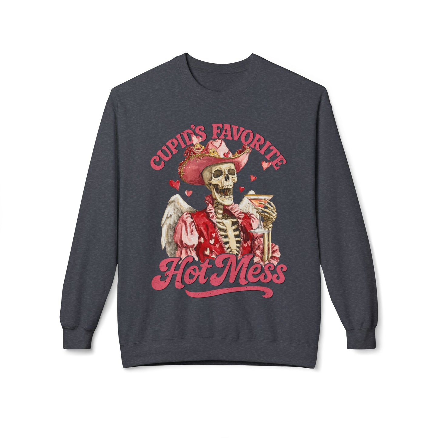 Cupid’s Favorite Hot Mess Unisex Sweatshirt