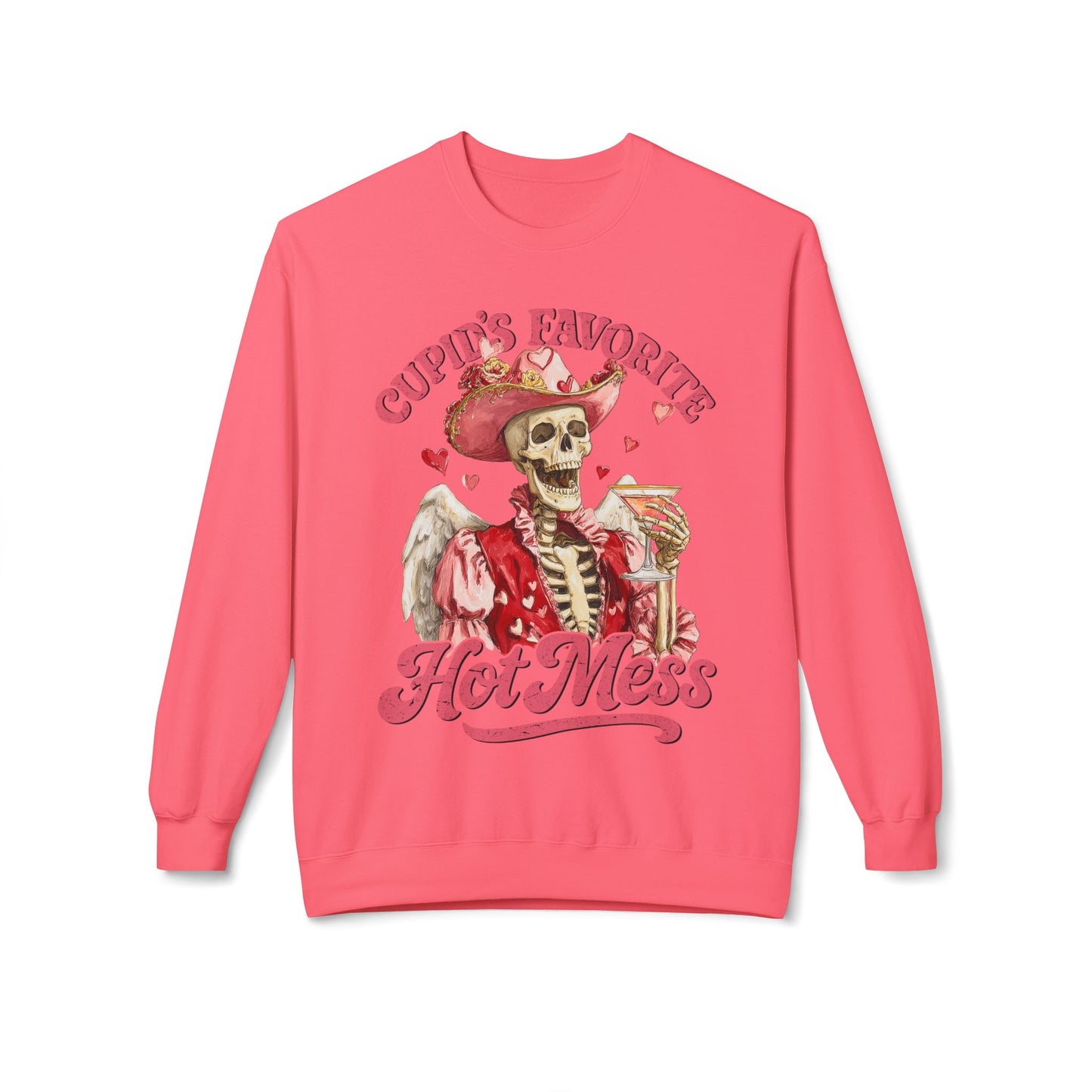 Cupid’s Favorite Hot Mess Unisex Sweatshirt