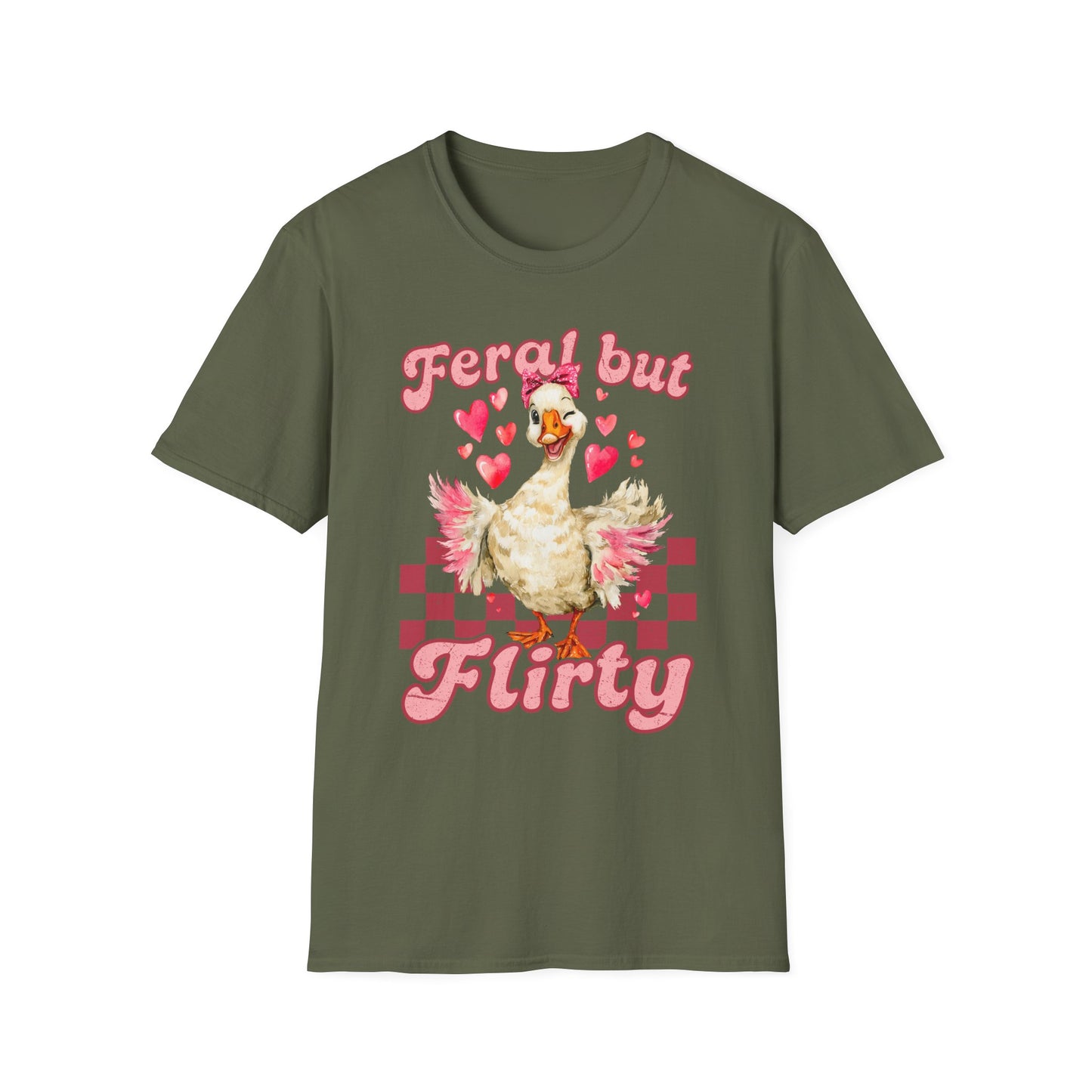 Feral But Flirty Duck Unisex T-Shirt