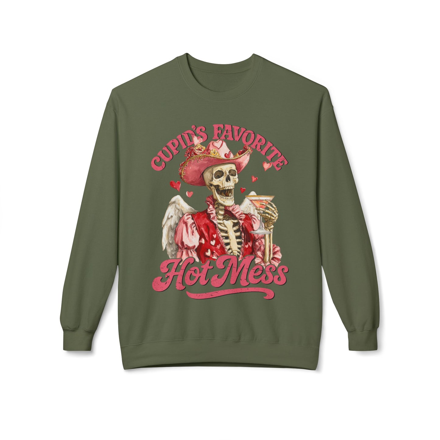 Cupid’s Favorite Hot Mess Unisex Sweatshirt