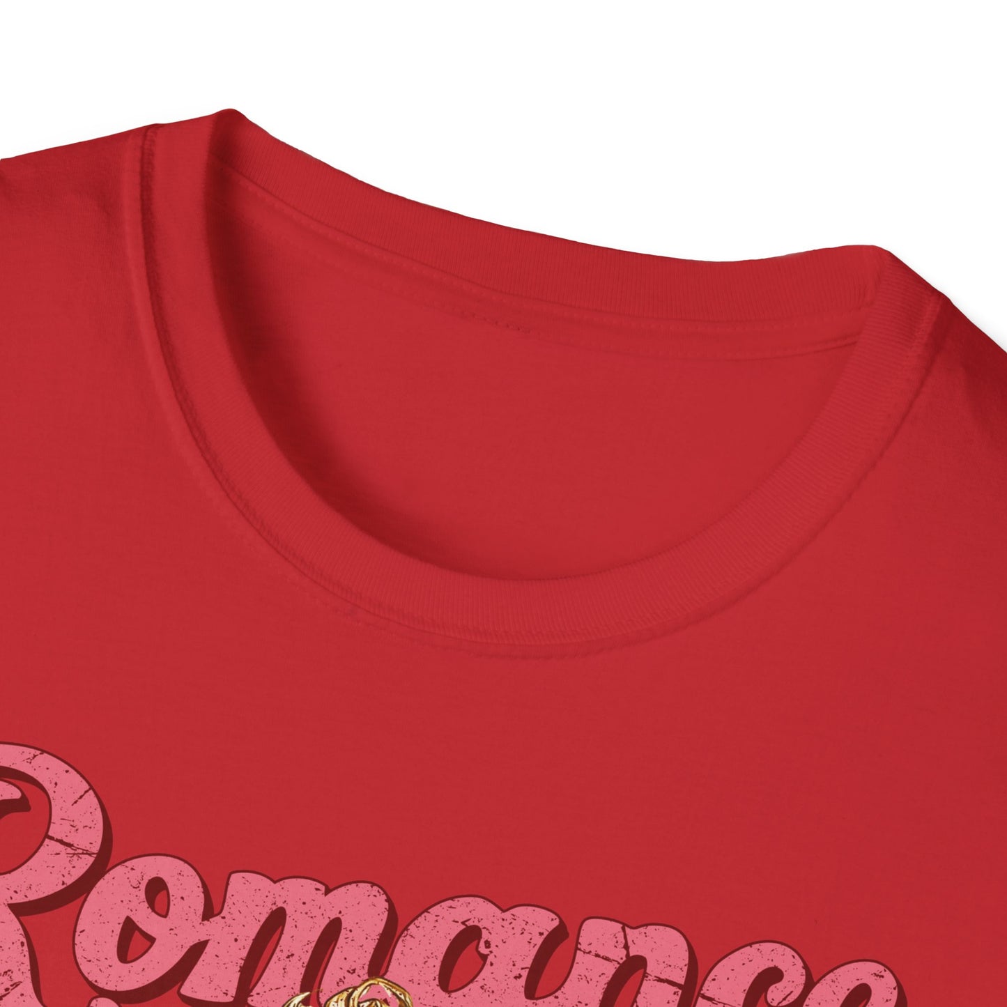Romance Is a Scam Unisex T-Shirt — Vintage Cupid Satire Valentine Tee