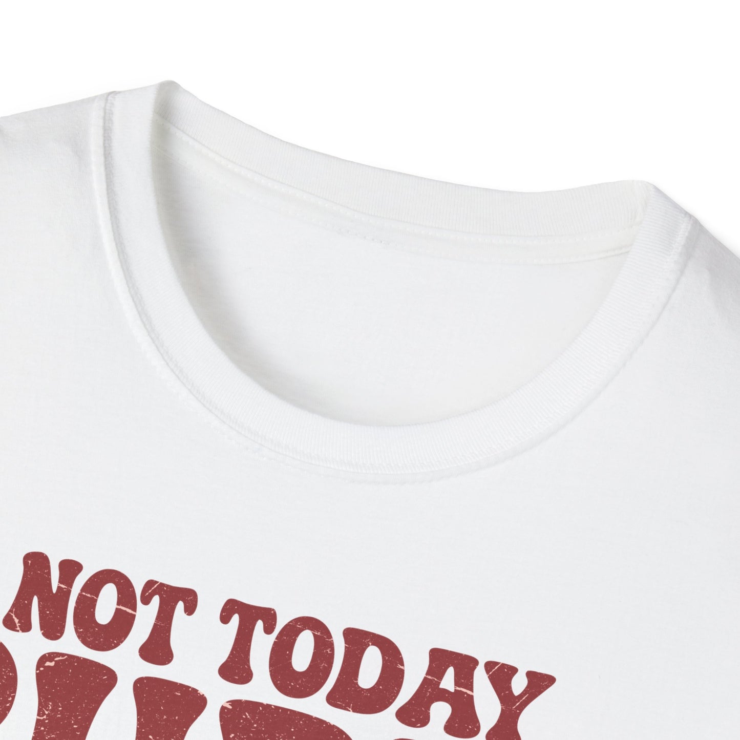 Not Today Cupid Unisex T-Shirt — Funny Vintage Cherub Valentine Tee