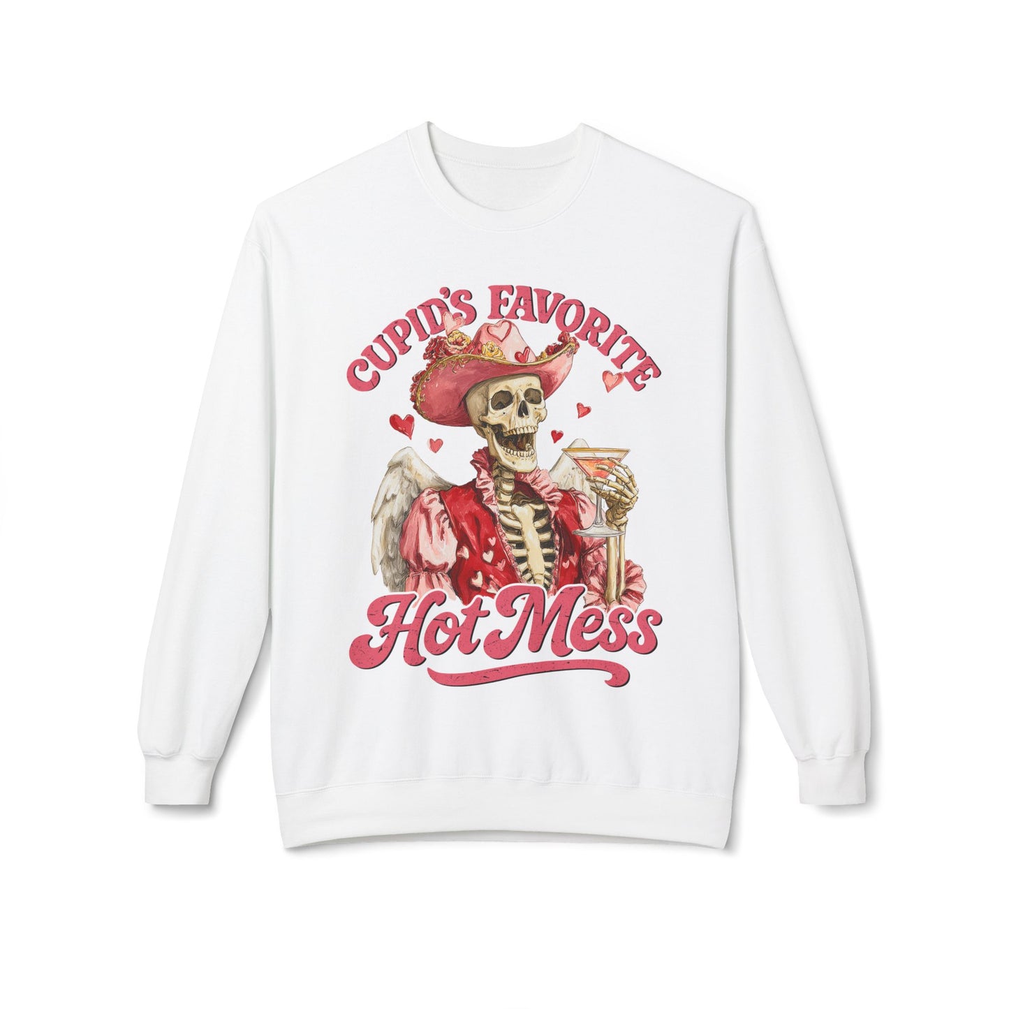 Cupid’s Favorite Hot Mess Unisex Sweatshirt