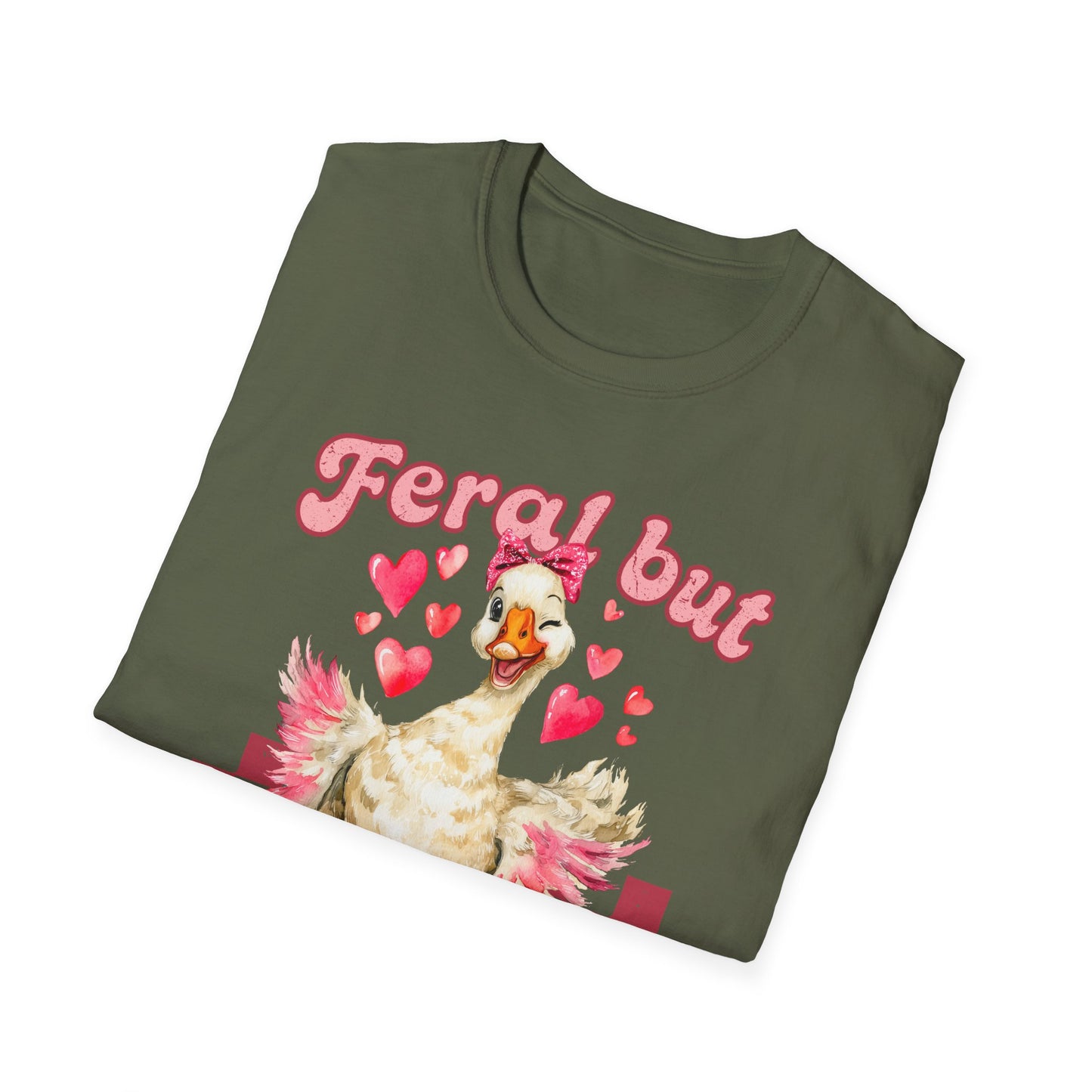 Feral But Flirty Duck Unisex T-Shirt