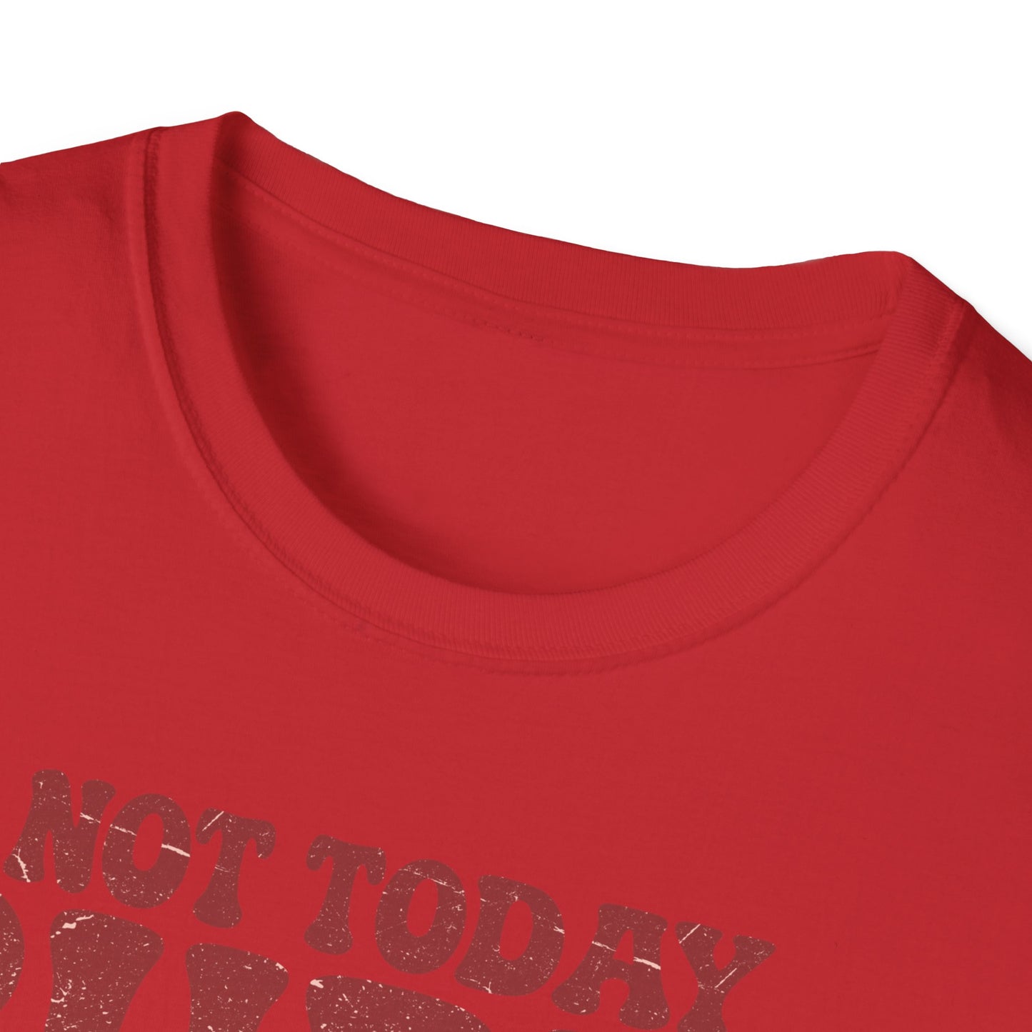 Not Today Cupid Unisex T-Shirt — Funny Vintage Cherub Valentine Tee
