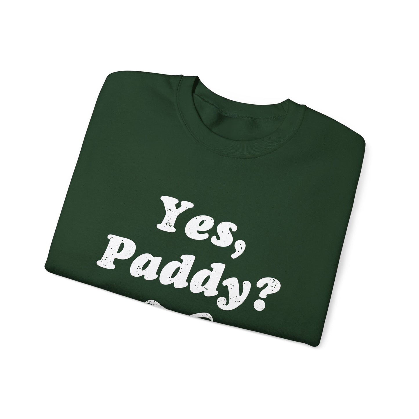 Classic Crewneck Sweatshirt(White Letters)- Plain Heavy Blend Crew