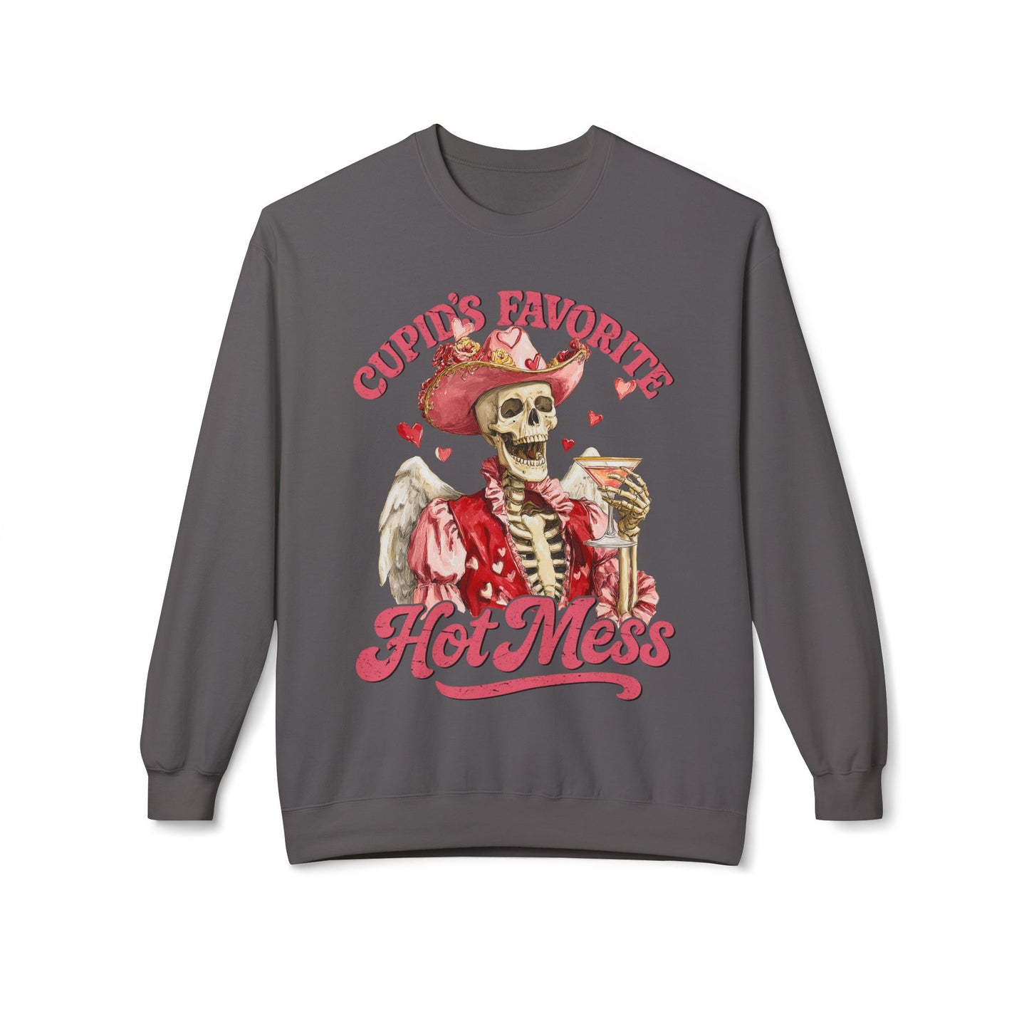 Cupid’s Favorite Hot Mess Unisex Sweatshirt