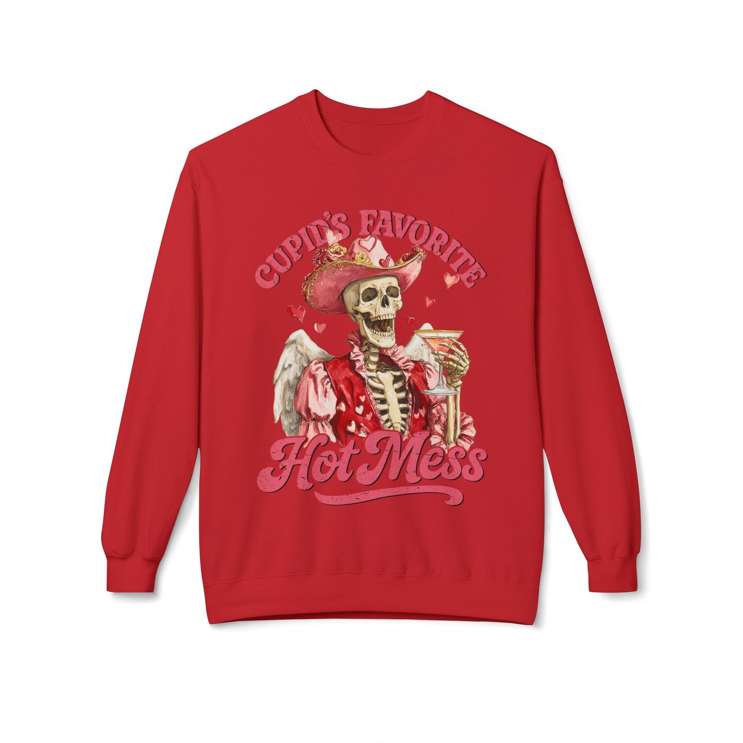 Cupid’s Favorite Hot Mess Unisex Sweatshirt