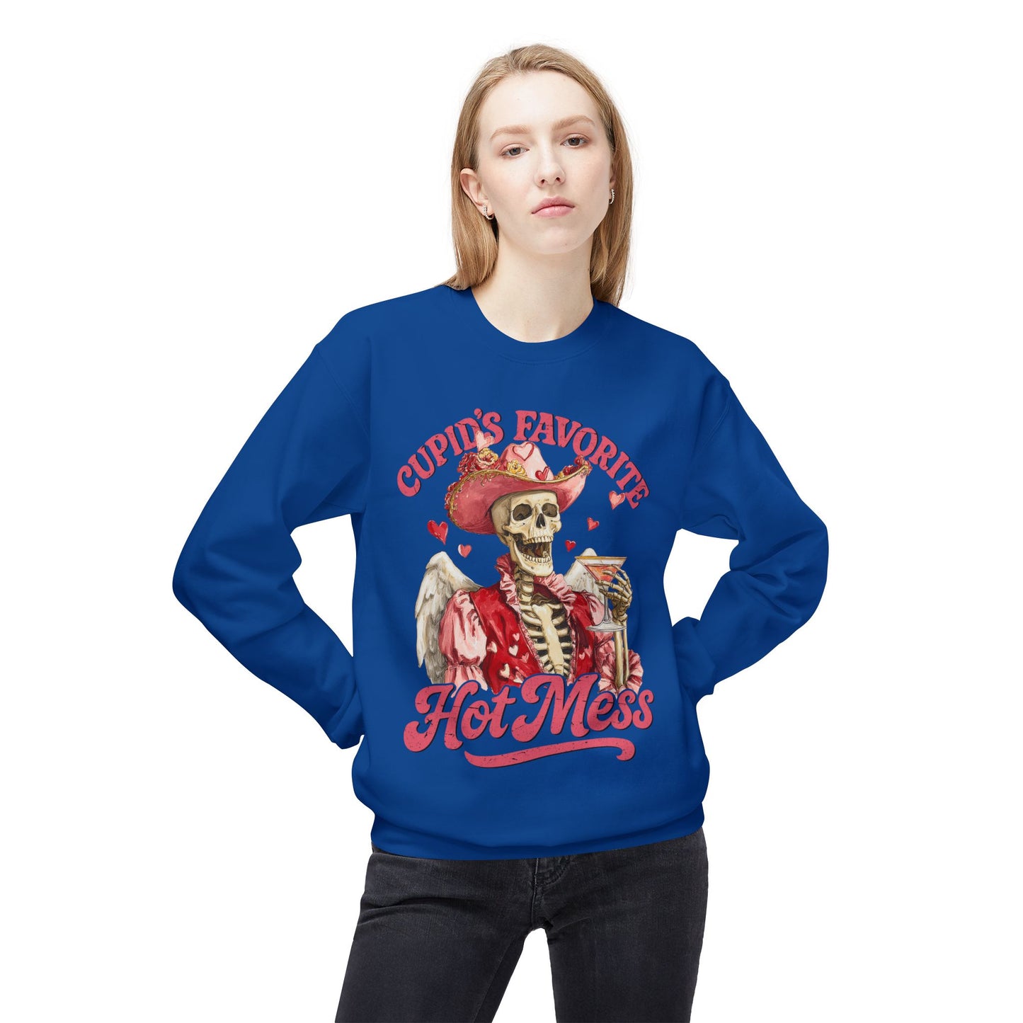Cupid’s Favorite Hot Mess Unisex Sweatshirt
