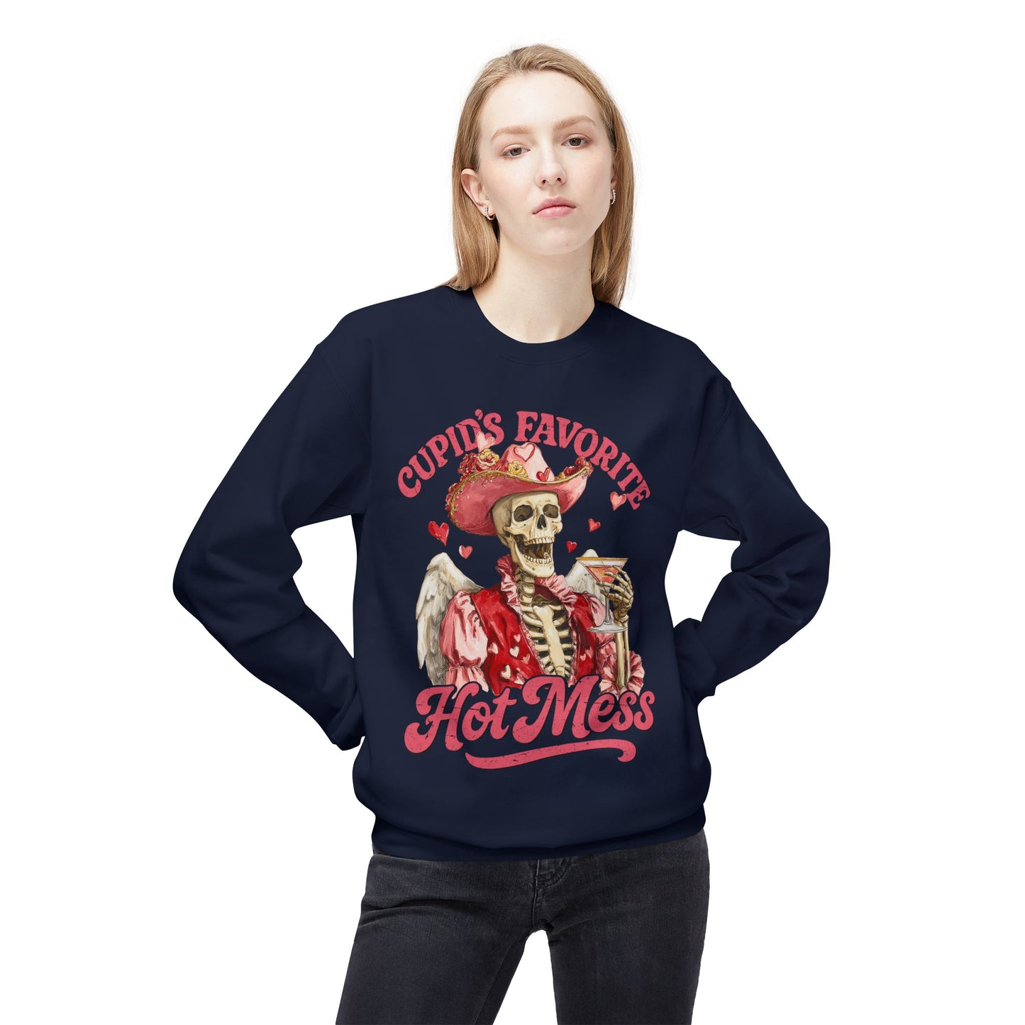 Cupid’s Favorite Hot Mess Unisex Sweatshirt