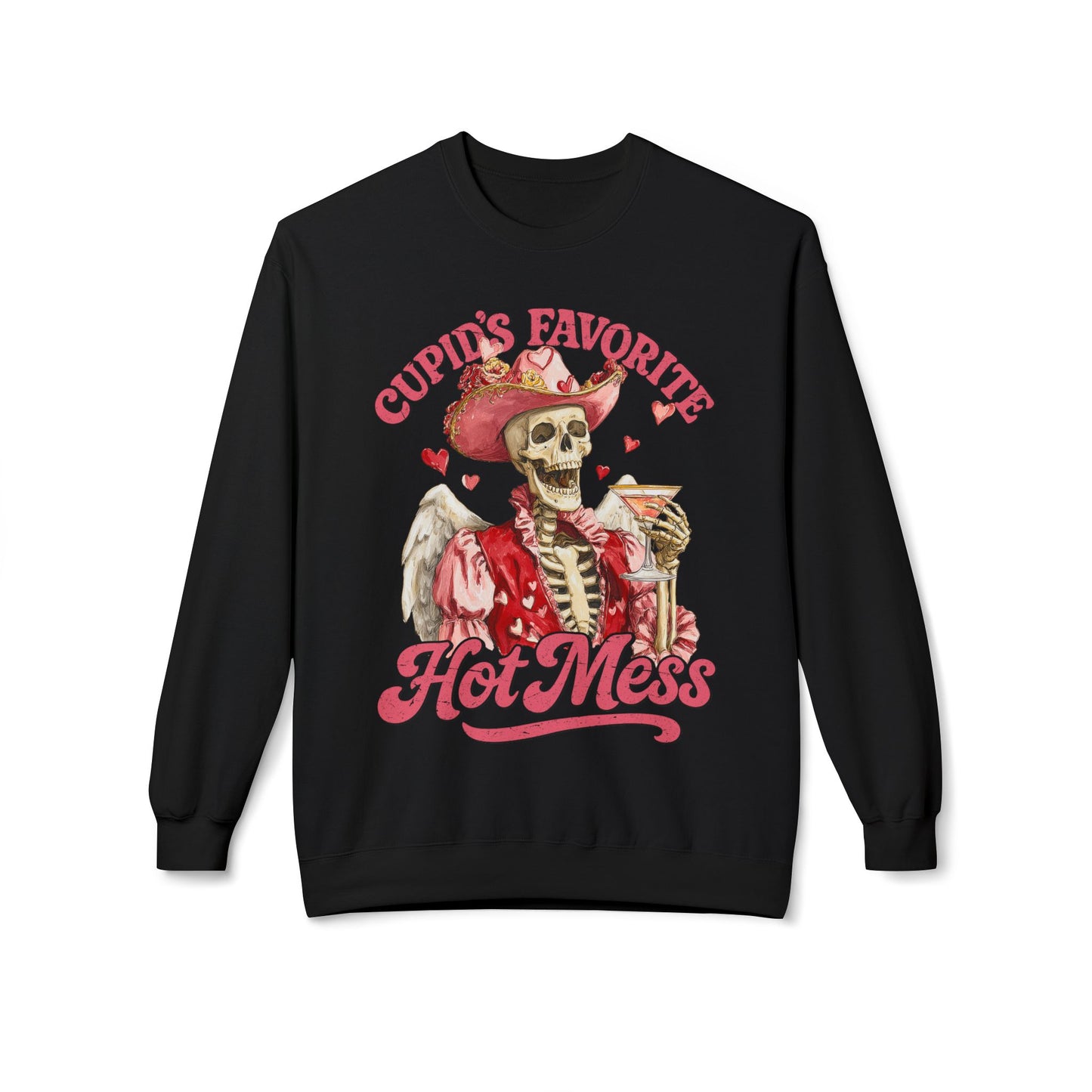 Cupid’s Favorite Hot Mess Unisex Sweatshirt