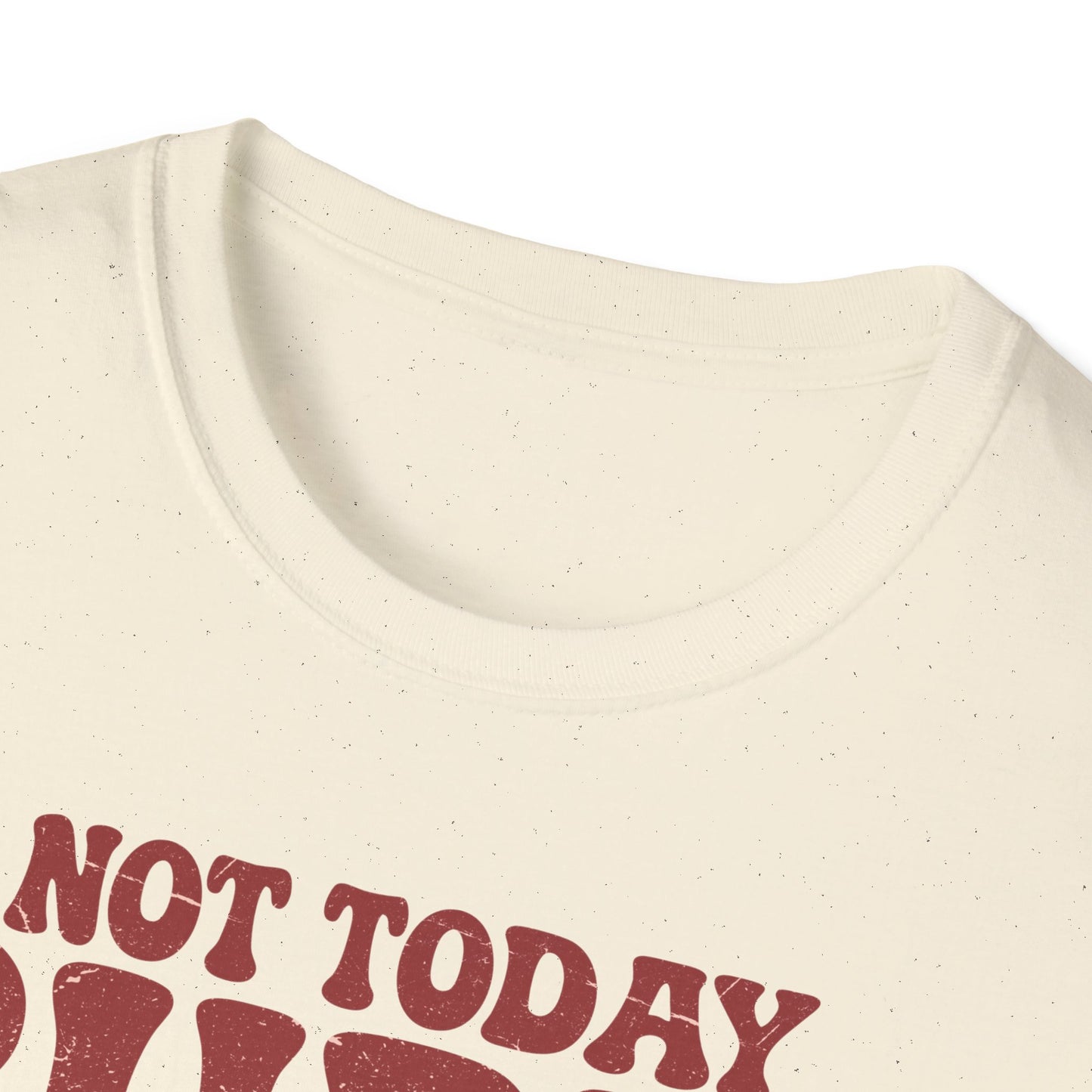 Not Today Cupid Unisex T-Shirt — Funny Vintage Cherub Valentine Tee