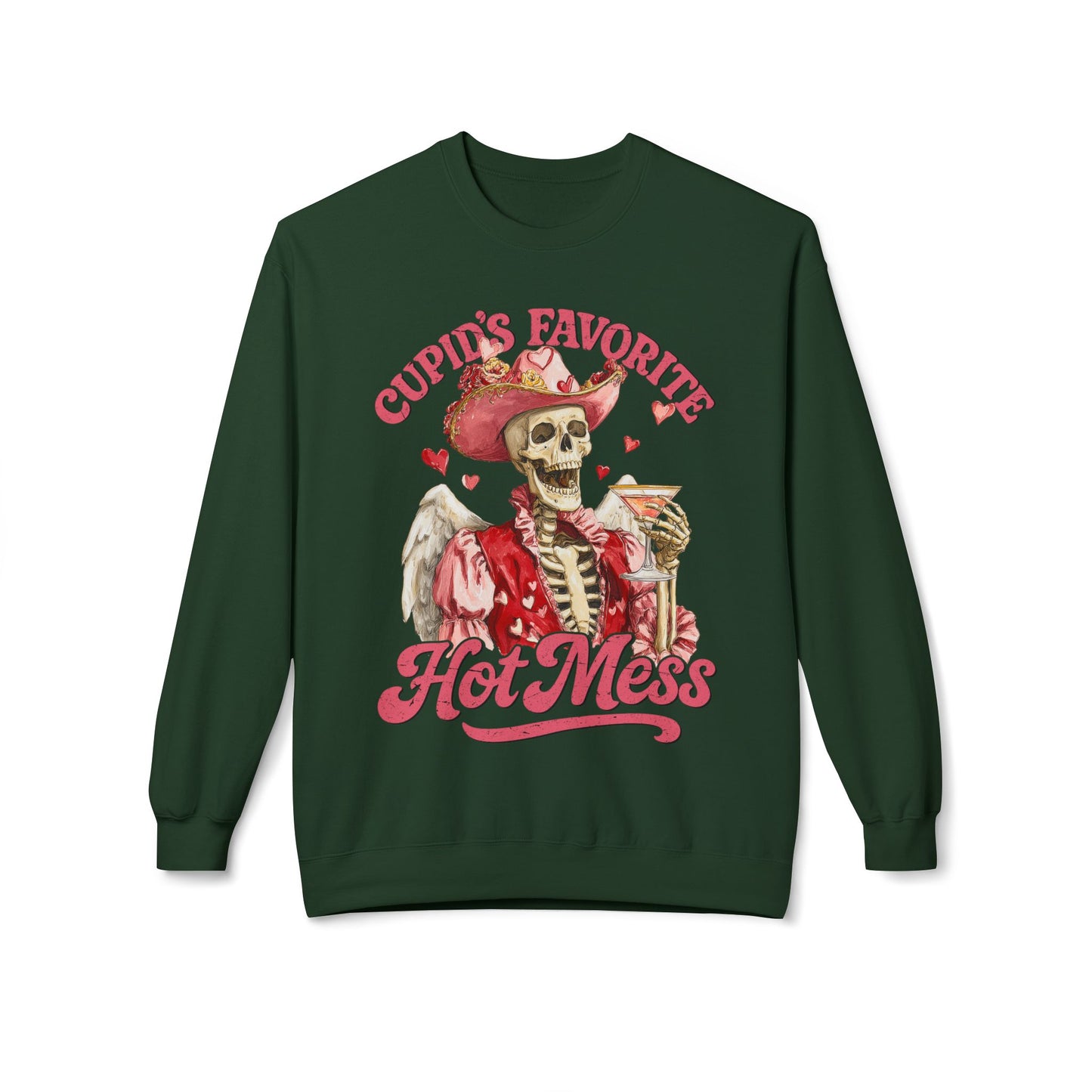 Cupid’s Favorite Hot Mess Unisex Sweatshirt