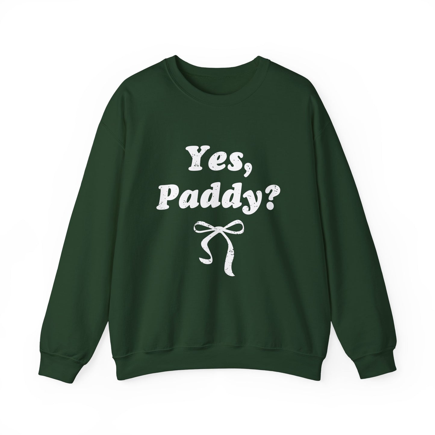 Classic Crewneck Sweatshirt(White Letters)- Plain Heavy Blend Crew