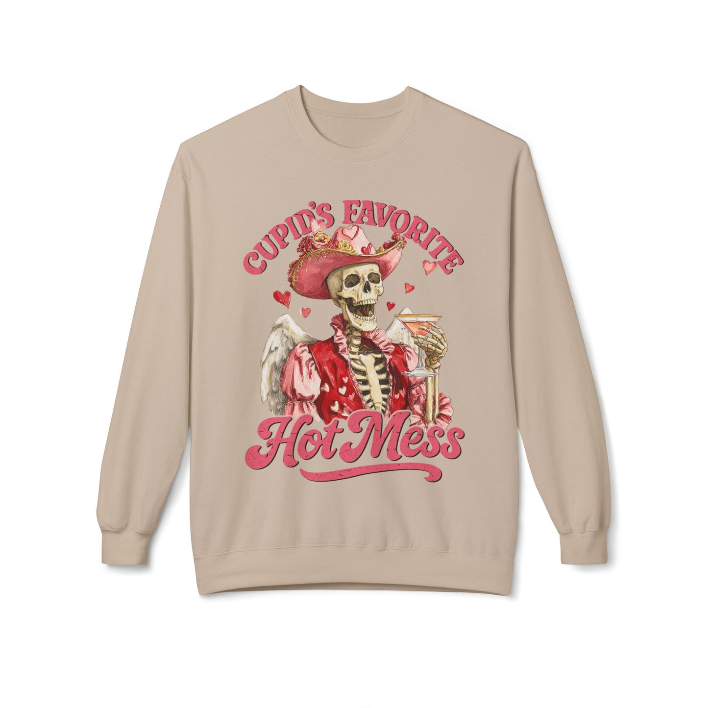 Cupid’s Favorite Hot Mess Unisex Sweatshirt
