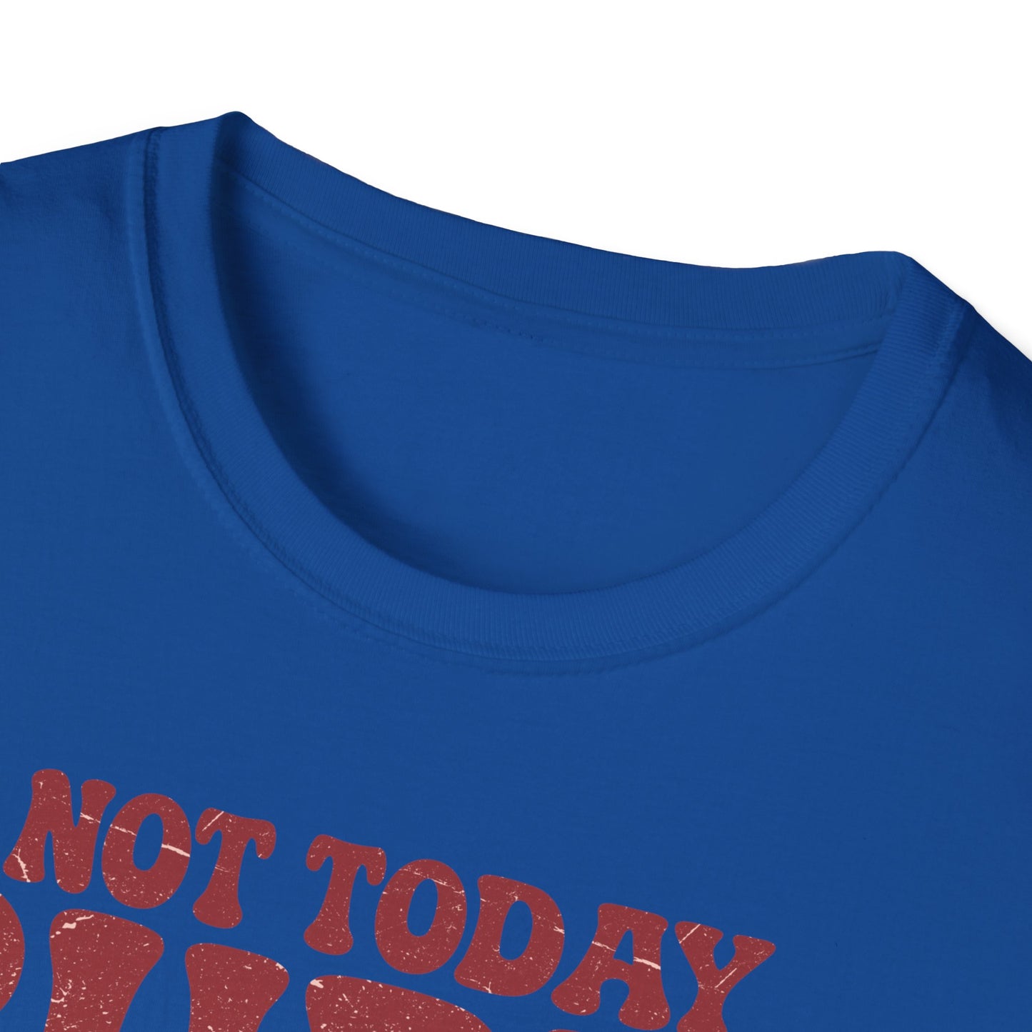 Not Today Cupid Unisex T-Shirt — Funny Vintage Cherub Valentine Tee