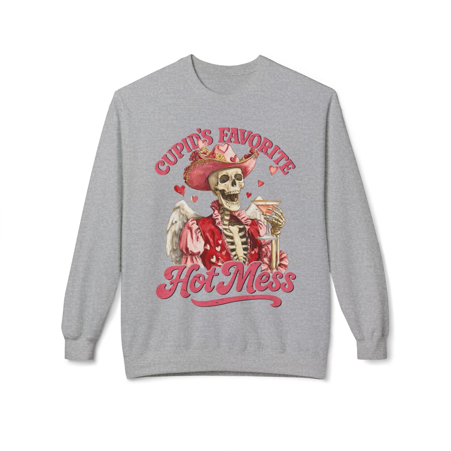 Cupid’s Favorite Hot Mess Unisex Sweatshirt