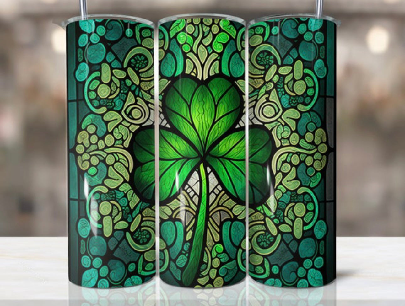 St Paddy Stained Glass 20oz