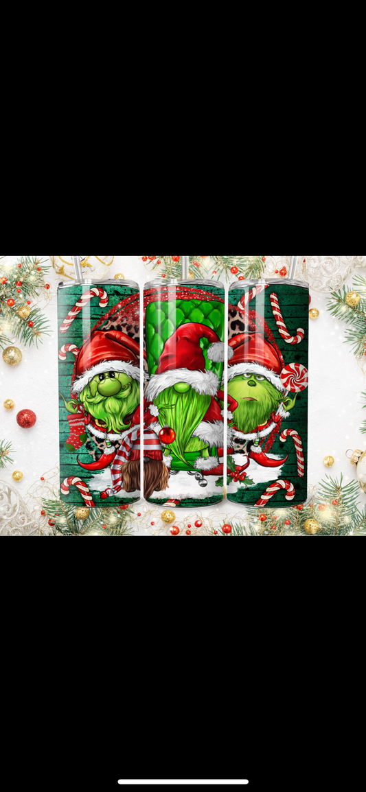 Christmas Gnome #2 20oz Sublimation Tumbler with 2in matching magnet. Shipping 12/1